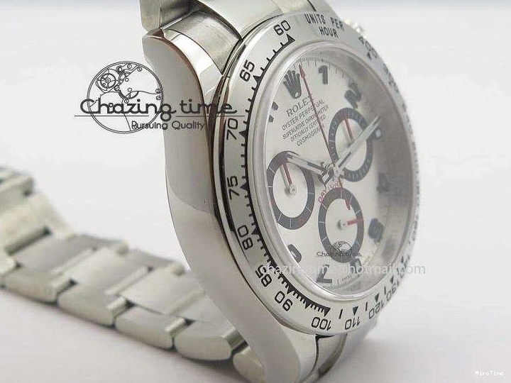 MiroTime 0420 Original Daytona 116509 JF Best Edition Silver Dial On SS Bracelet A 4022